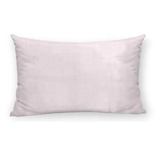 Housse de coussin 100% coton Rose 30x50 cm