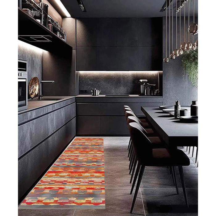 Passatoia tappeto cucina bagno ingresso multiuso, multicolore