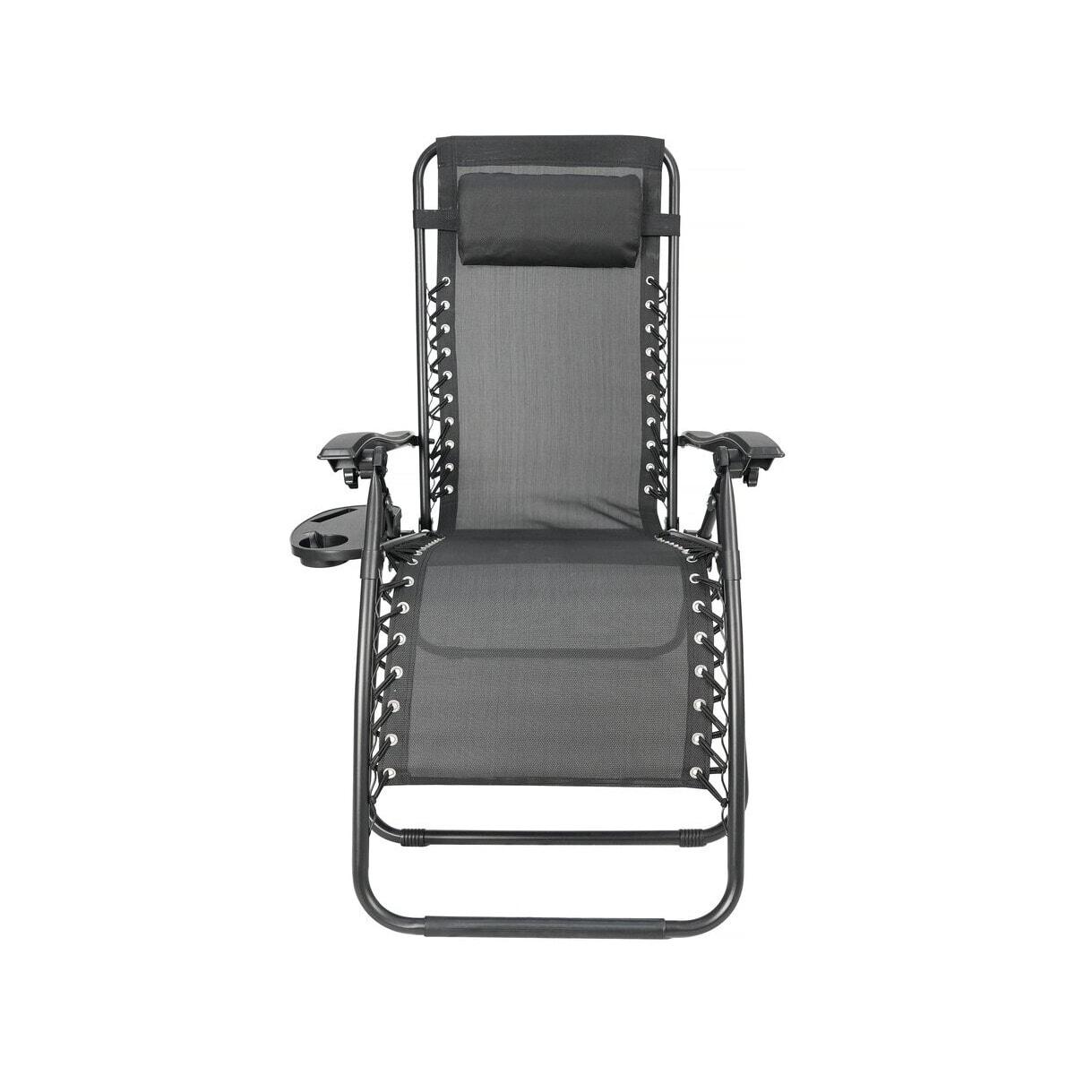 Fauteuil de jardin relax zéro gravité "Sintra" - Noir