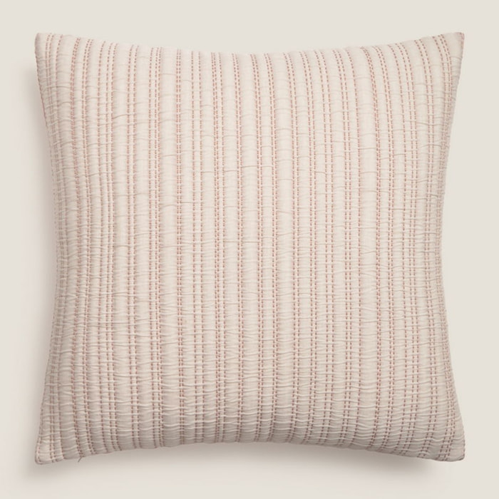 Funda de cuadrante reversible Licheri color rosa Algodón y poliéster