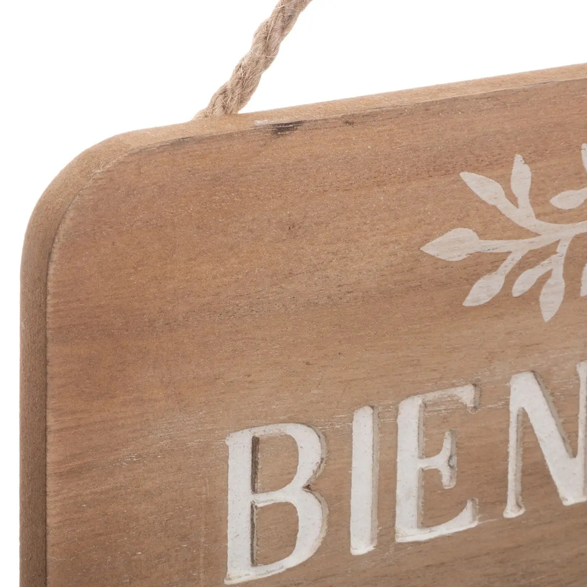 Plaque de porte "Krystel" en bois 25x17cm
