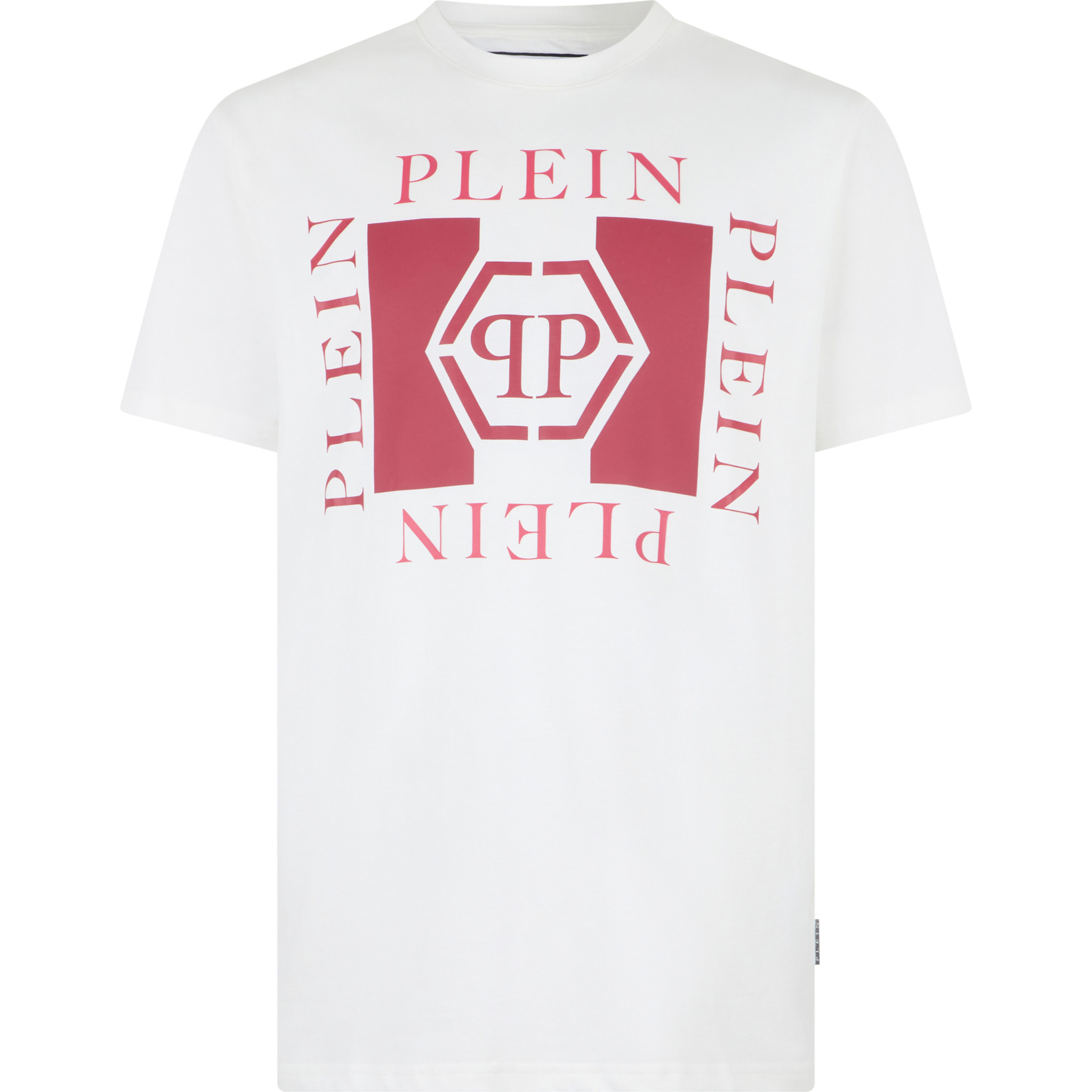PHILIPP PLEIN Camiseta de cuello redondo y manga corta