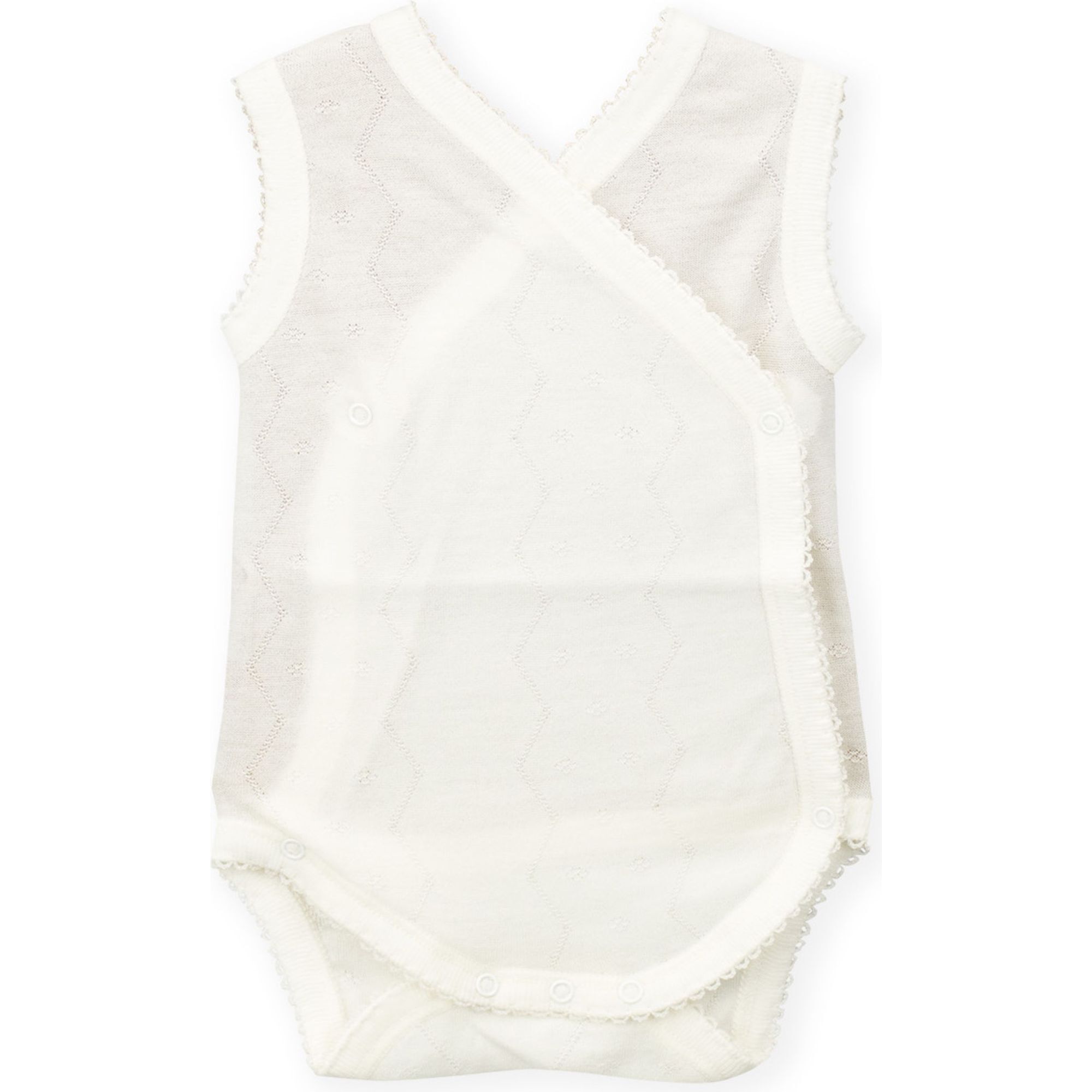 Body cruzado bebé sin mangas algodón