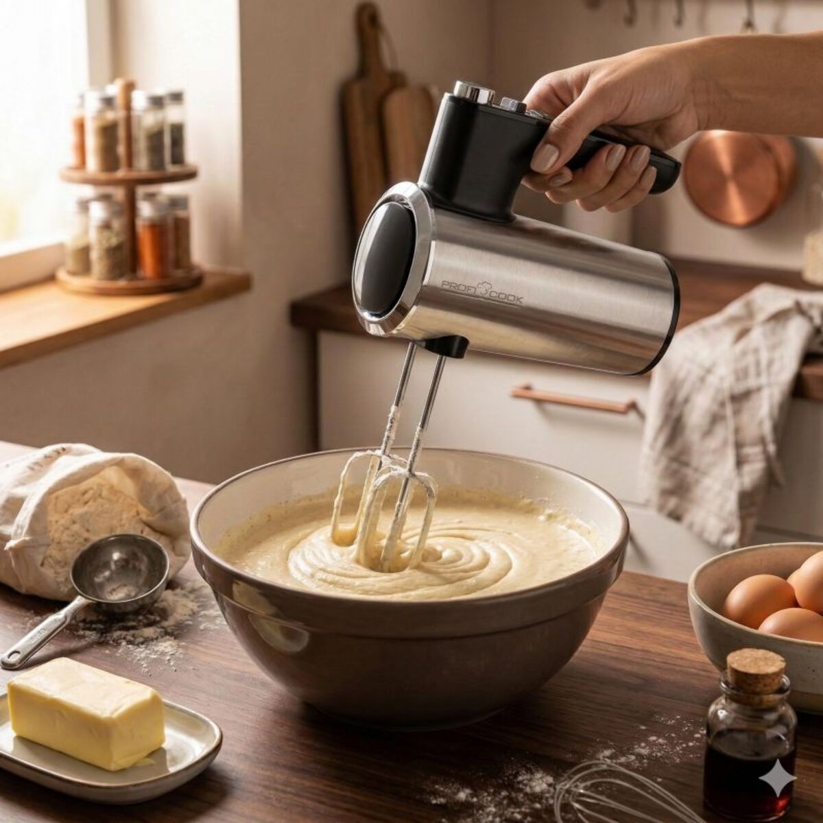 Batteur électrique 400W Inox Proficook PC-HM1335-Inox