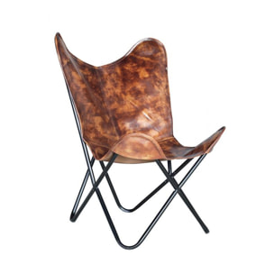 Fauteuil papillon pliante 95x72x68cm