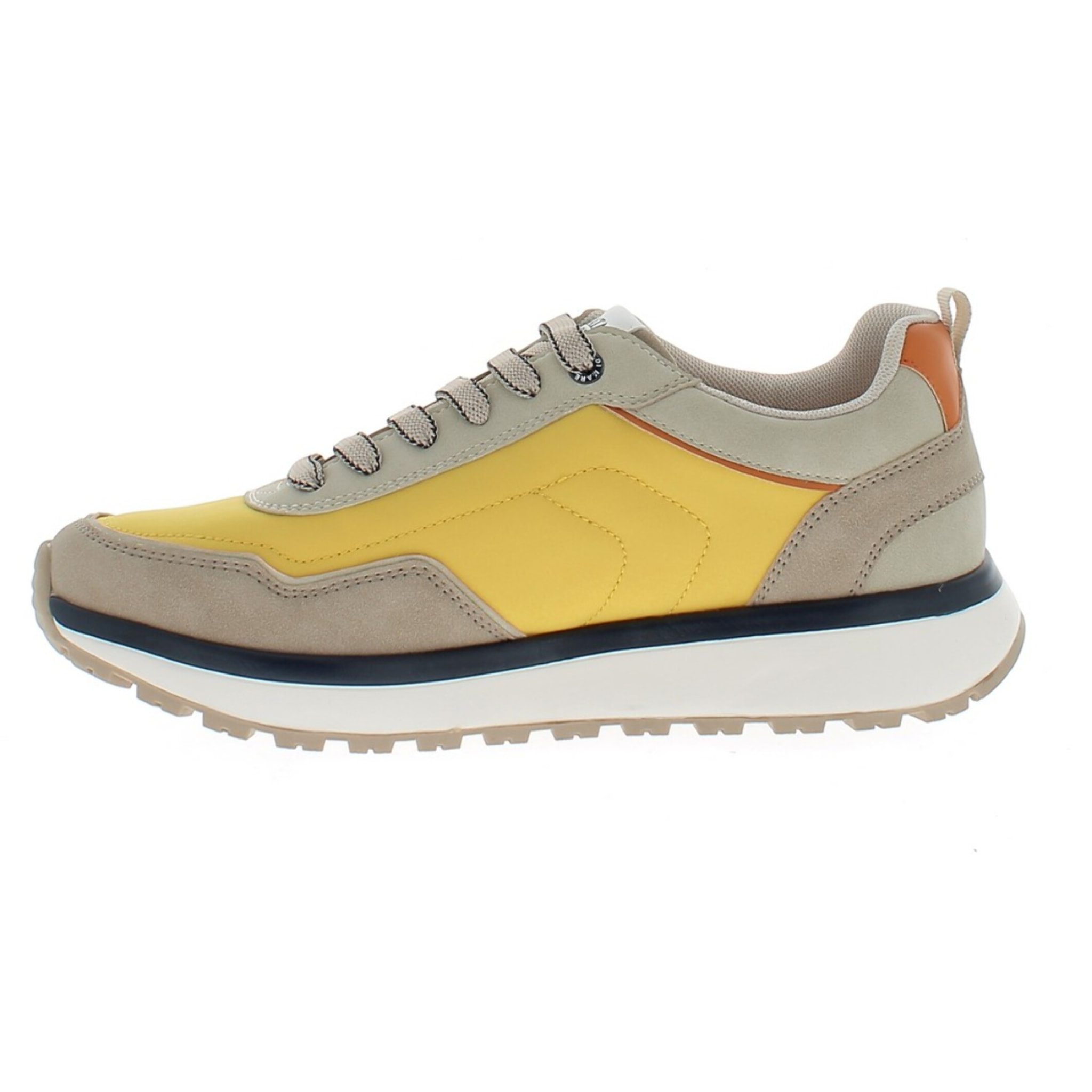 Armata di Mare Scarpe Uomo Sneakers Casual Stringate con Soletta Rimovibile in Memory Foam AMU S25D742 Beige Yellow