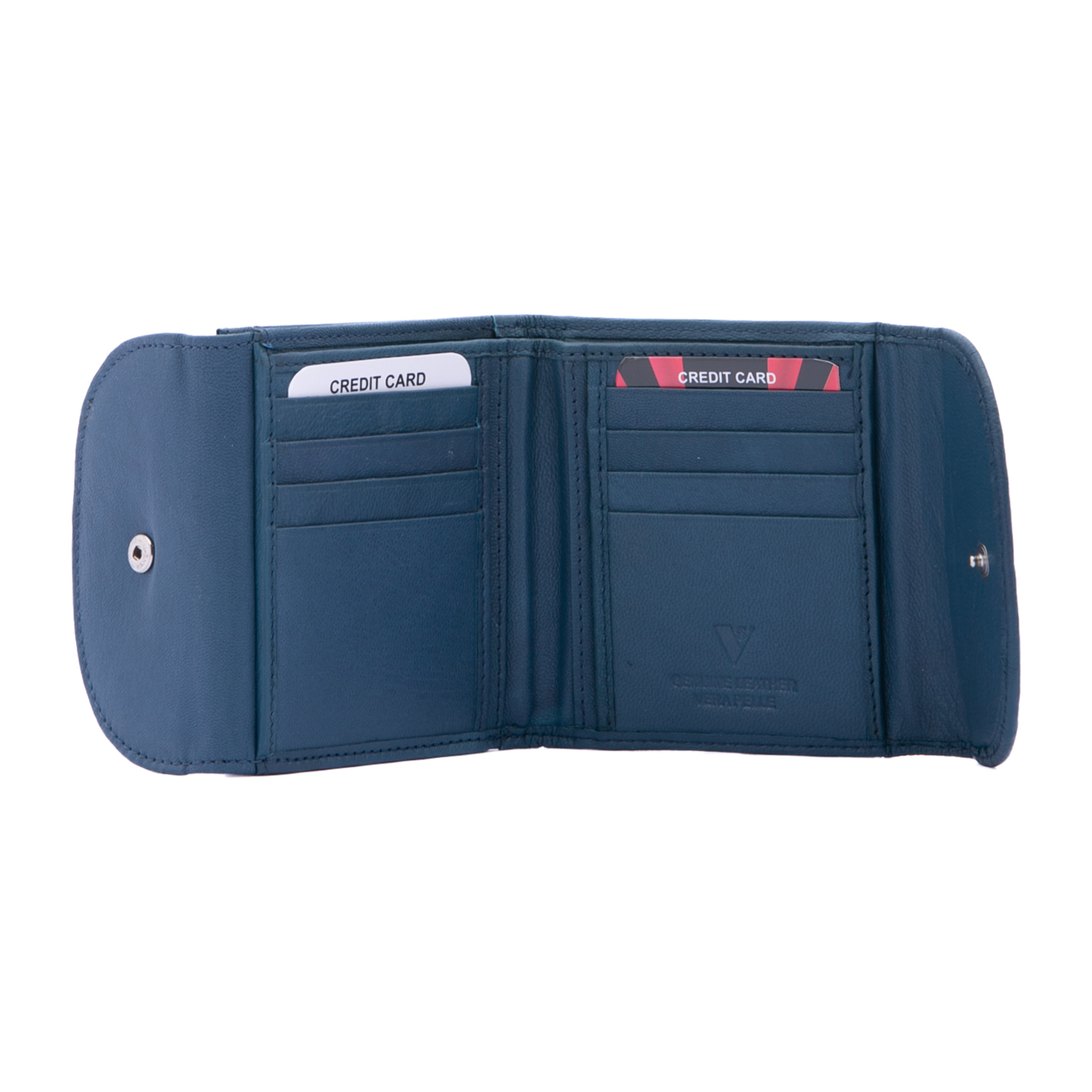 Portafoglio Unisex in Vera Pelle Prodotto Fashion 10x9x2,5 cm