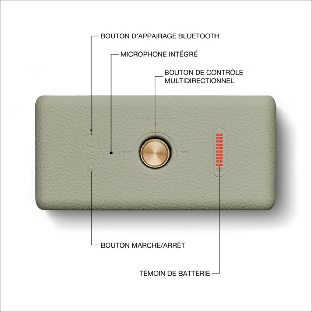 Enceinte portable MARSHALL Emberton III Sage