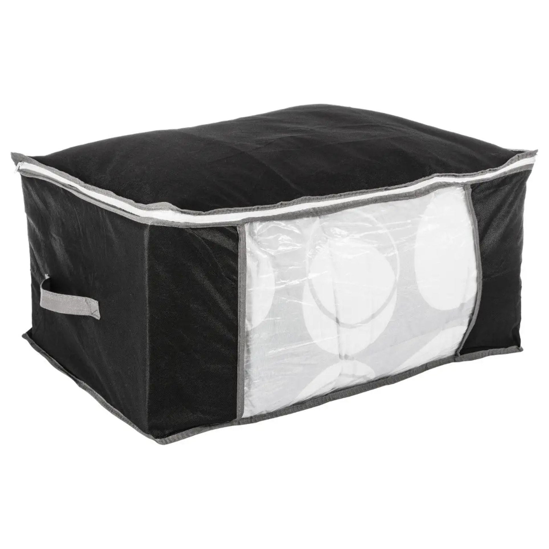 Housse rangements lit petit modèle noir