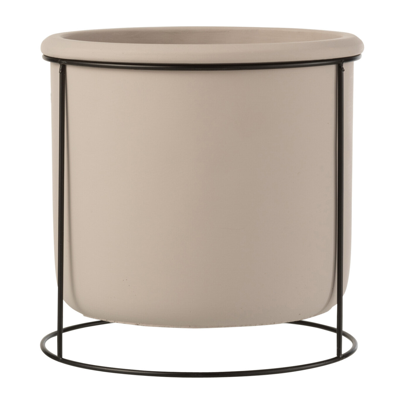 J-Line cache-pot suspendu - ciment - taupe - large - Ø 20 cm