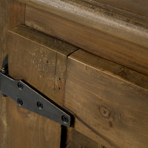 Buffet en bois recyclé 2 portes - Ottawa