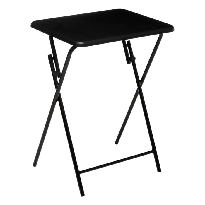Table pliante 1 place Noir