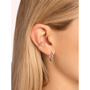 Orecchino Ana S in Argento