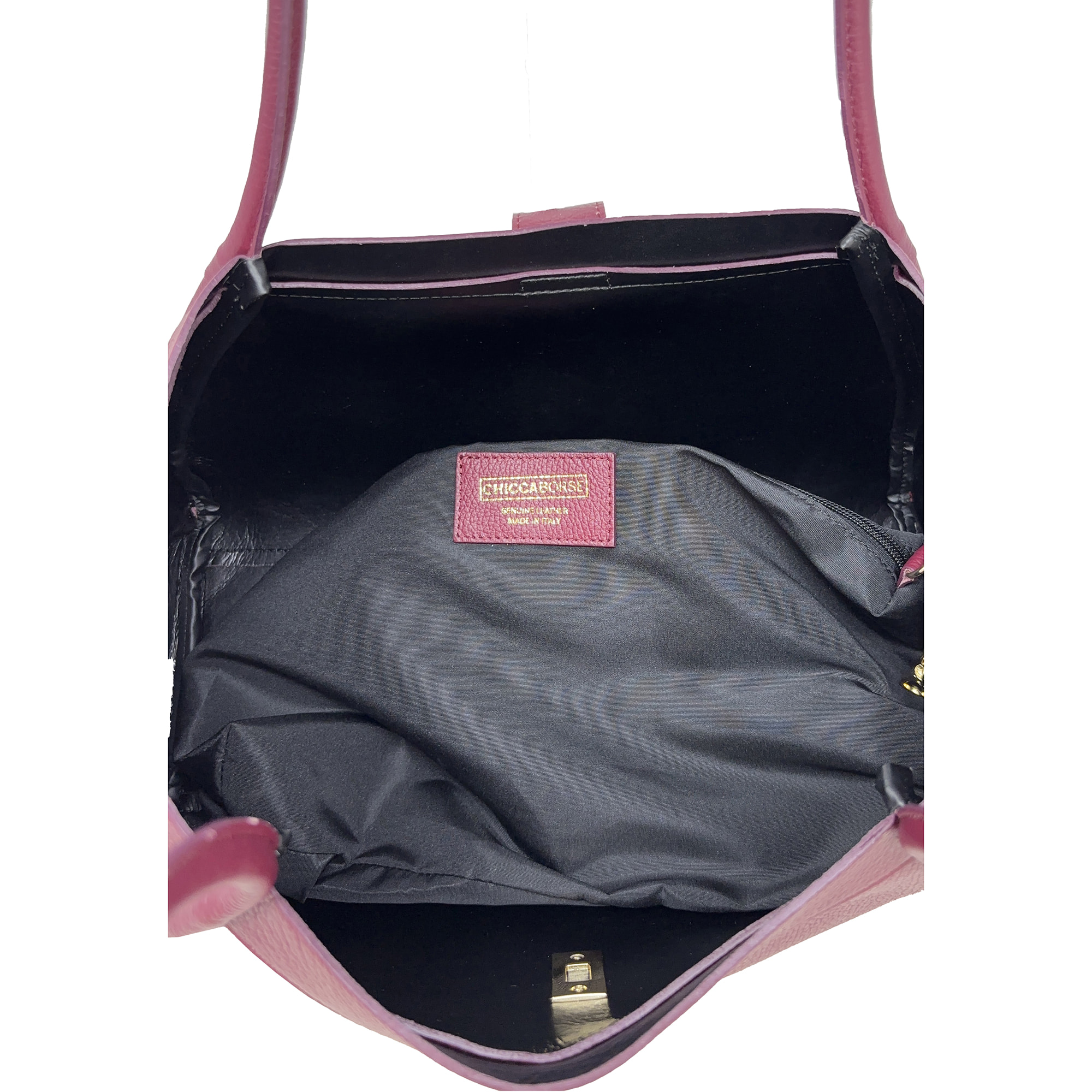 Borsa a Mano Elegante da Donna in Pelle Martellata