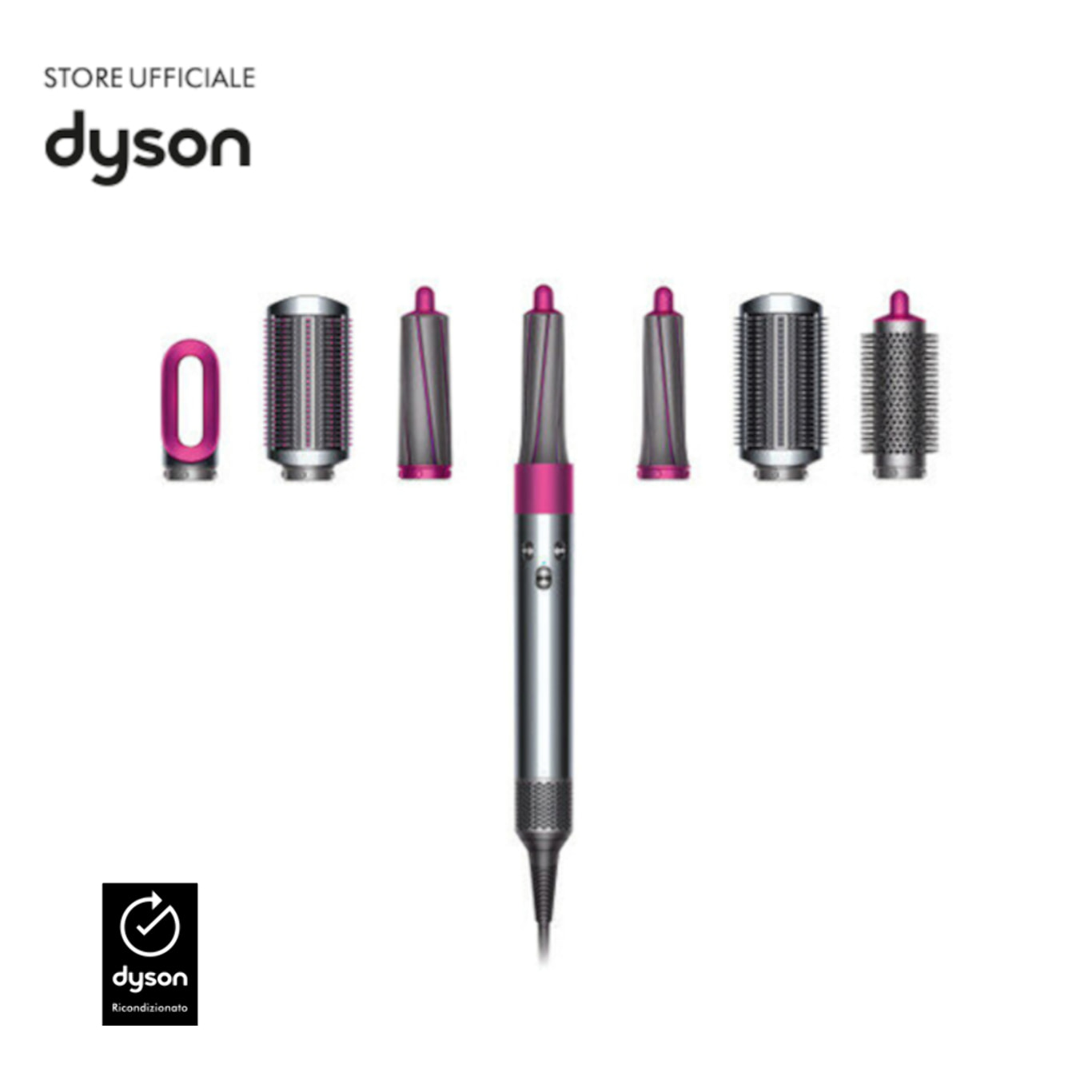 Styler Dyson Airwrap™ Complete (Nichel/Fucsia) | Ricondizionato