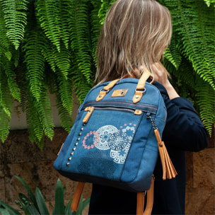 Bolso Mochila Mujer Lois Pasadena Azul