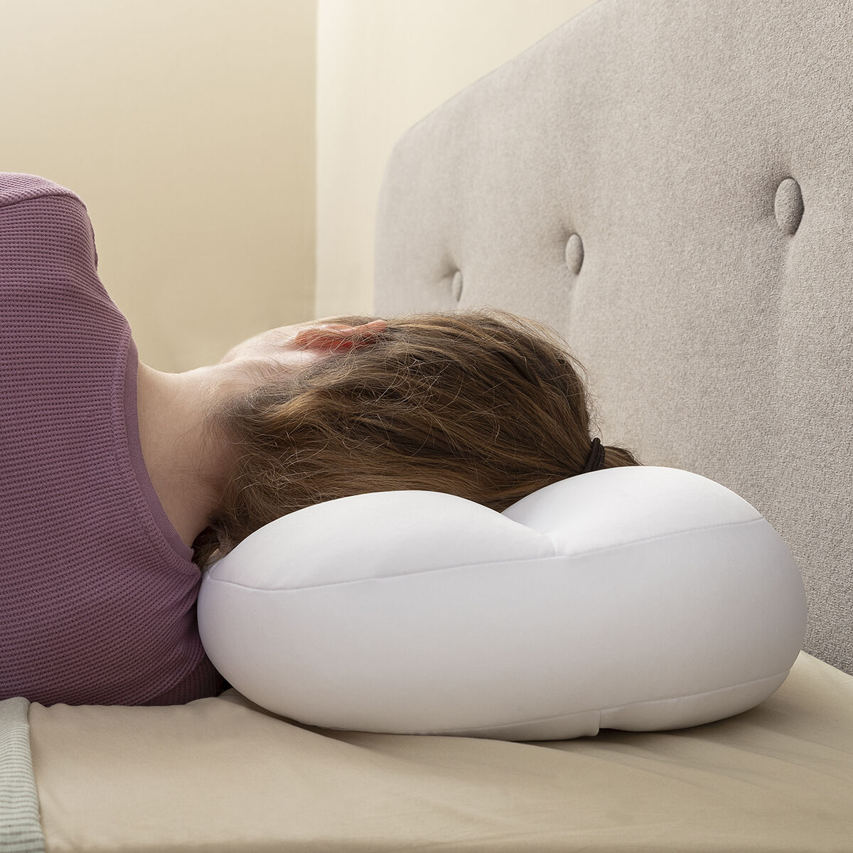 Almohada Nube 3D Antiarrugas Wrileep InnovaGoods - Blanco