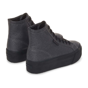 Scarpe da donna Superga Nero 2708 HI TOP LAME