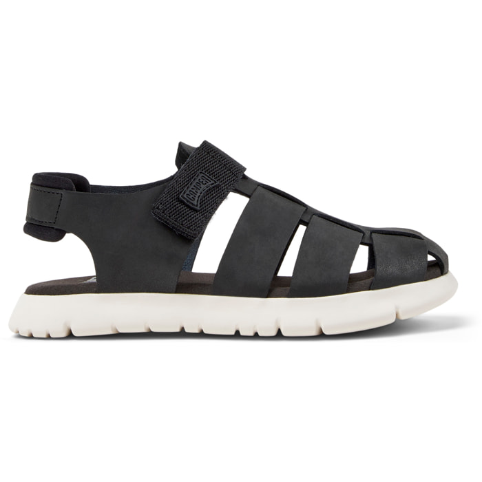 Sandalias - CAMPER Oruga - Negro - Cuero de gamuza
