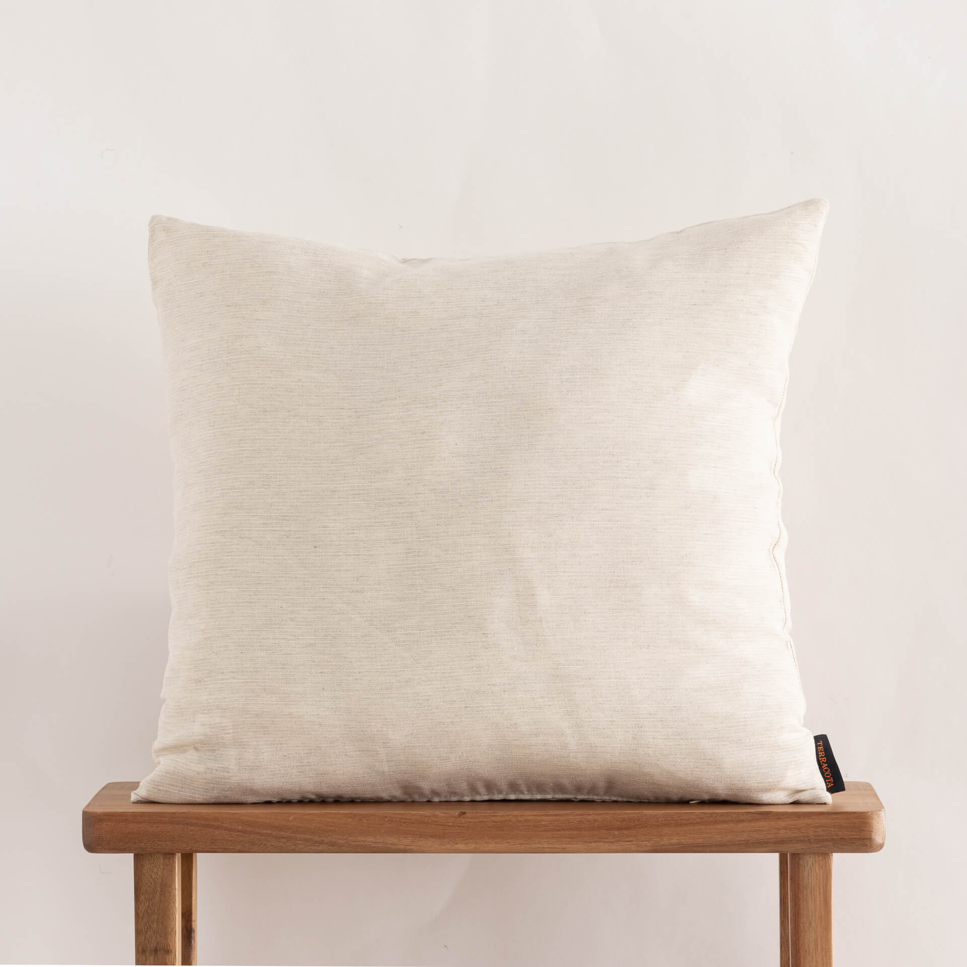 Housse de coussin jacquard 50x50 cm Elche Gris Clair