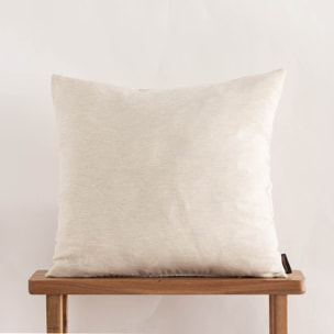 Housse de coussin jacquard 50x50 cm Elche Gris Clair