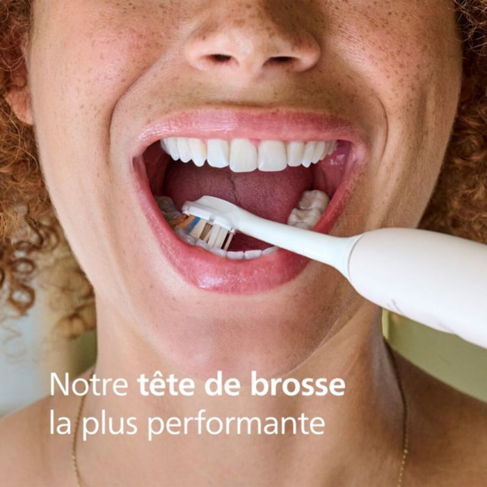Brossette dentaire PHILIPS Sonicare lot de 4 - HX9094/87  white All in One A3