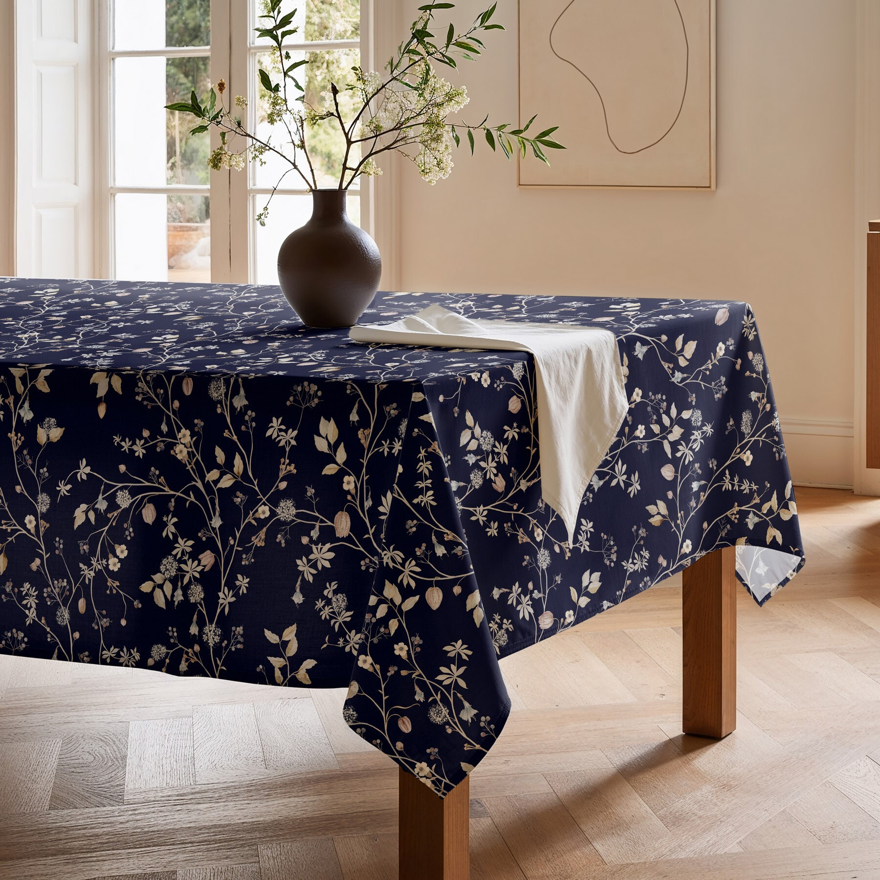Nappe imprimée anti-tâches VANISA MARINO
