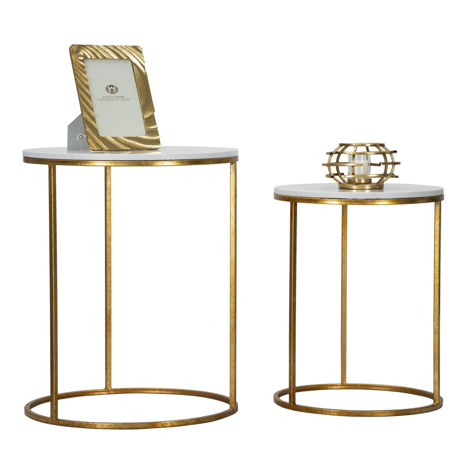 TAVOLINETTI SIMPLY MARBLE COPPIA CHARME1921 BICOLORE