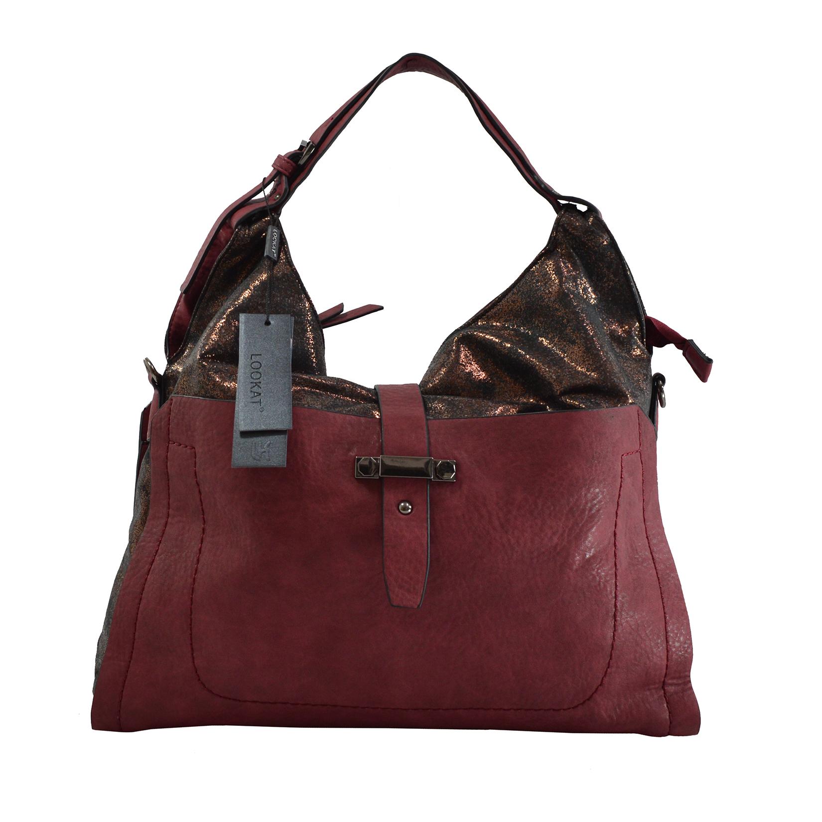 Lookat Borsa A Tracolla Bordeaux