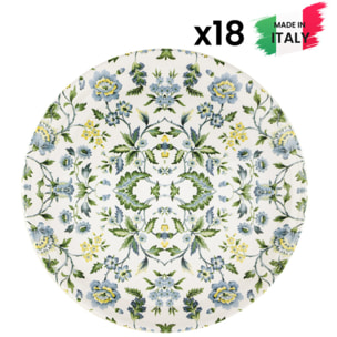 Piatto da portata tondo Sanremo in ceramica sottosmalto