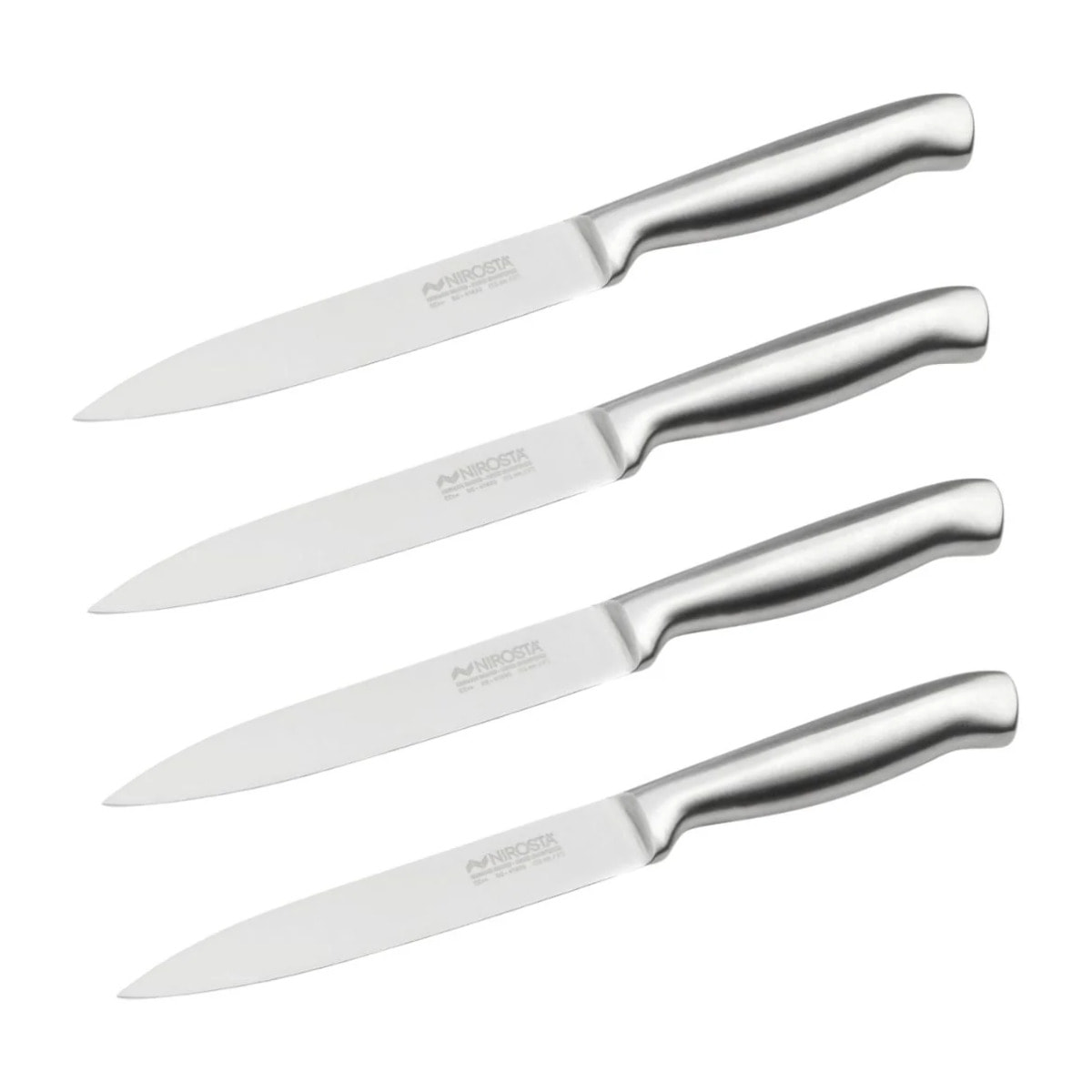 Set de 4 couteaux de cuisine universels 24 cm en inox Nirosta Star