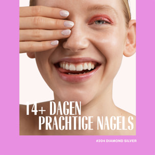 Vernis semi-permanent - 204 Diamond Silver - 15 ml