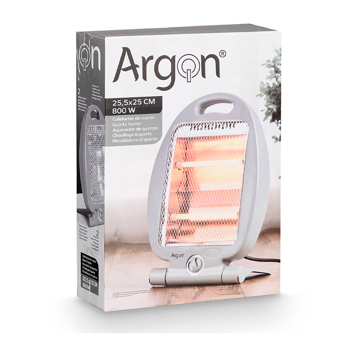 Stufa in quarzo. 800W di potenza.