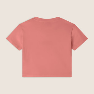 T-shirt cropped slim fit in jersey leggero