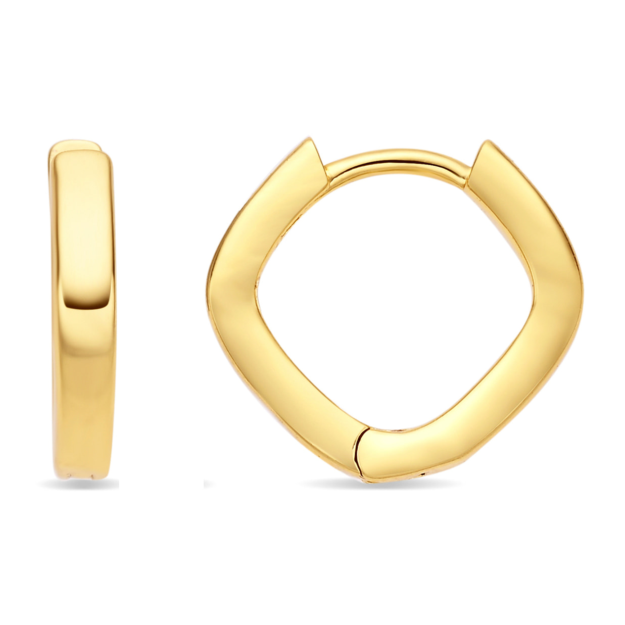 Pendientes Idrial acabado oro amarillo 18k