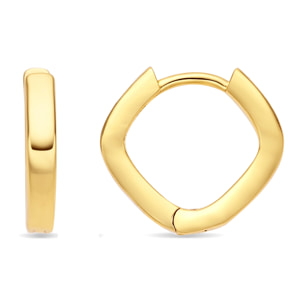 Pendientes Idrial acabado oro amarillo 18k