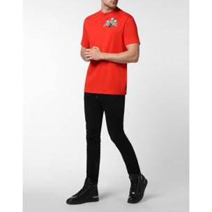 PHILIPP PLEIN T-Shirt Round Neck SKULL