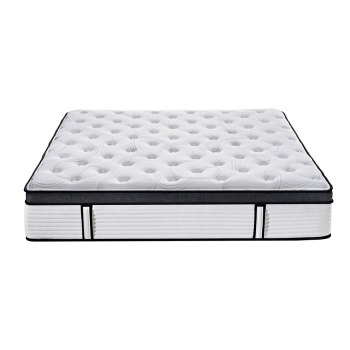 Matelas Carlton | 32cm | Latex, Mémoire de forme et Ressorts ensachés | Réduction des points de pression