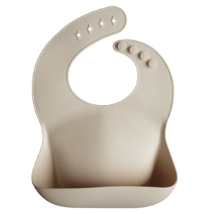 Mushie Babero Silicona Solid