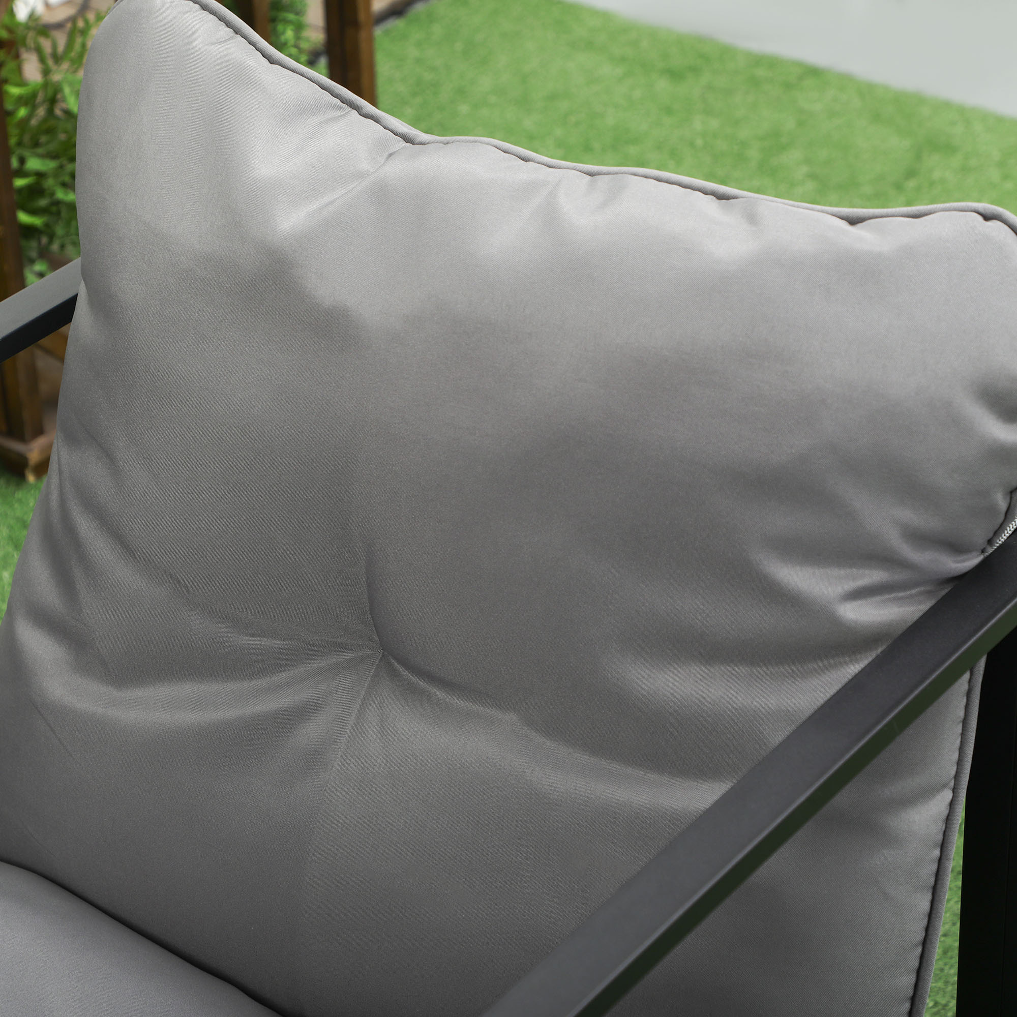 Salon de jardin 4 personnes – Ensemble complet – Table incluse