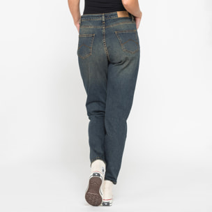 JEANS MOM CINQUE TASCHE IN DENIM STRETCH 12,2oz