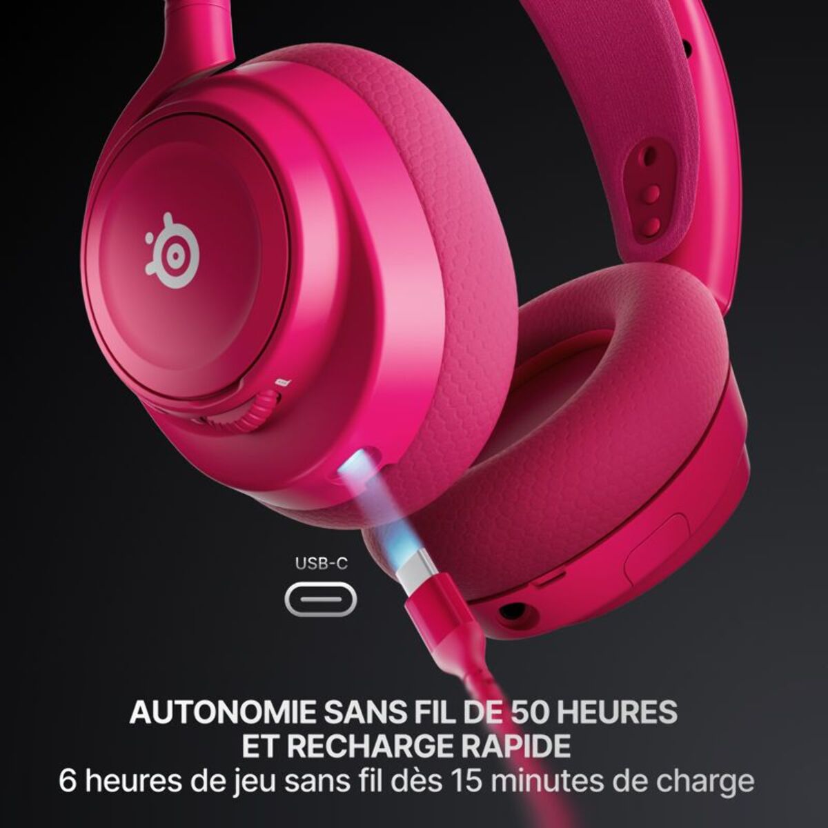 Casque gamer STEELSERIES Arctis Nova 7P Gen 2 Magenta