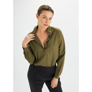 BLUSA VERDE MILITARE CONBIPEL