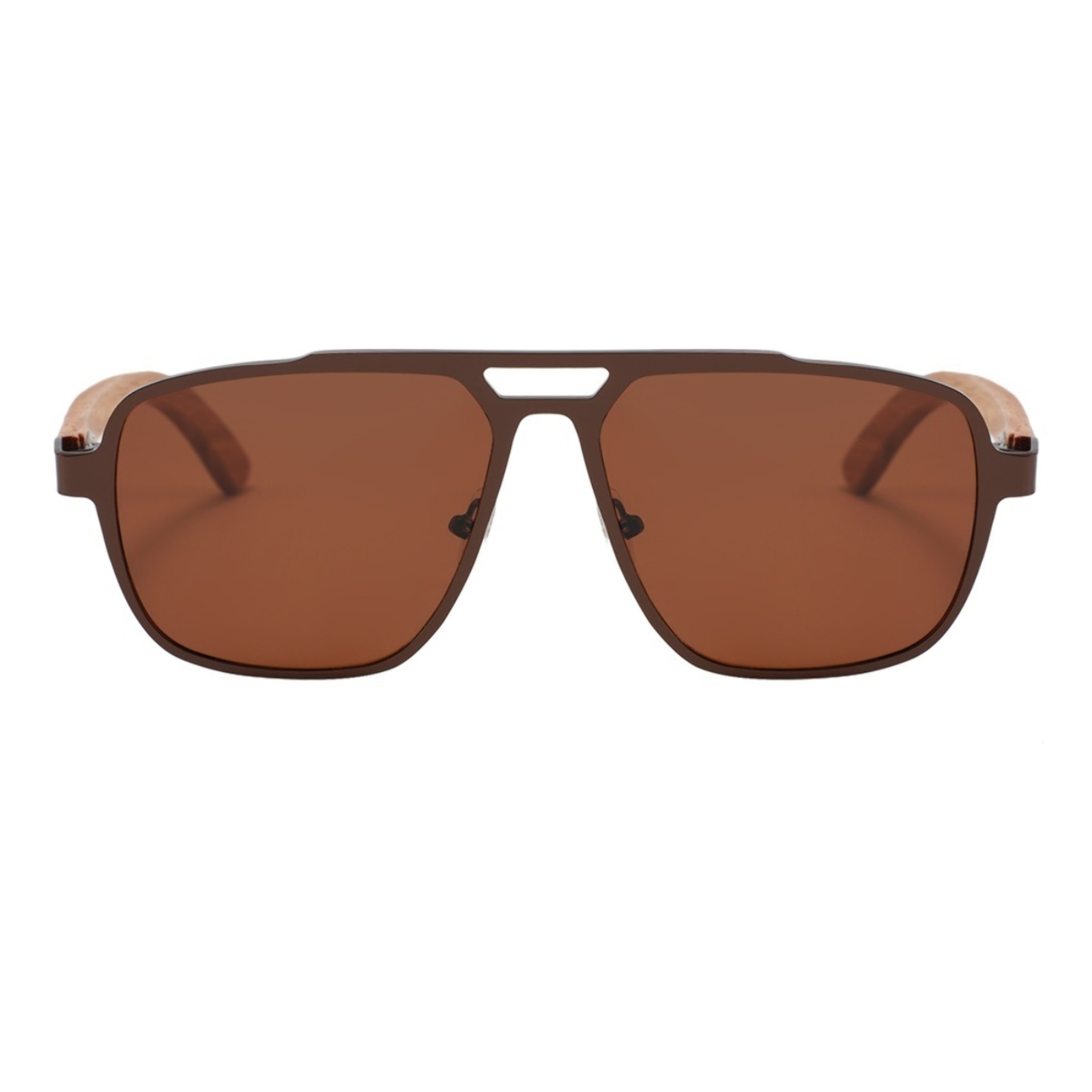 Gafas de Sol Feler 1517-2 Polarizadas de Madera Unisex 55 mm