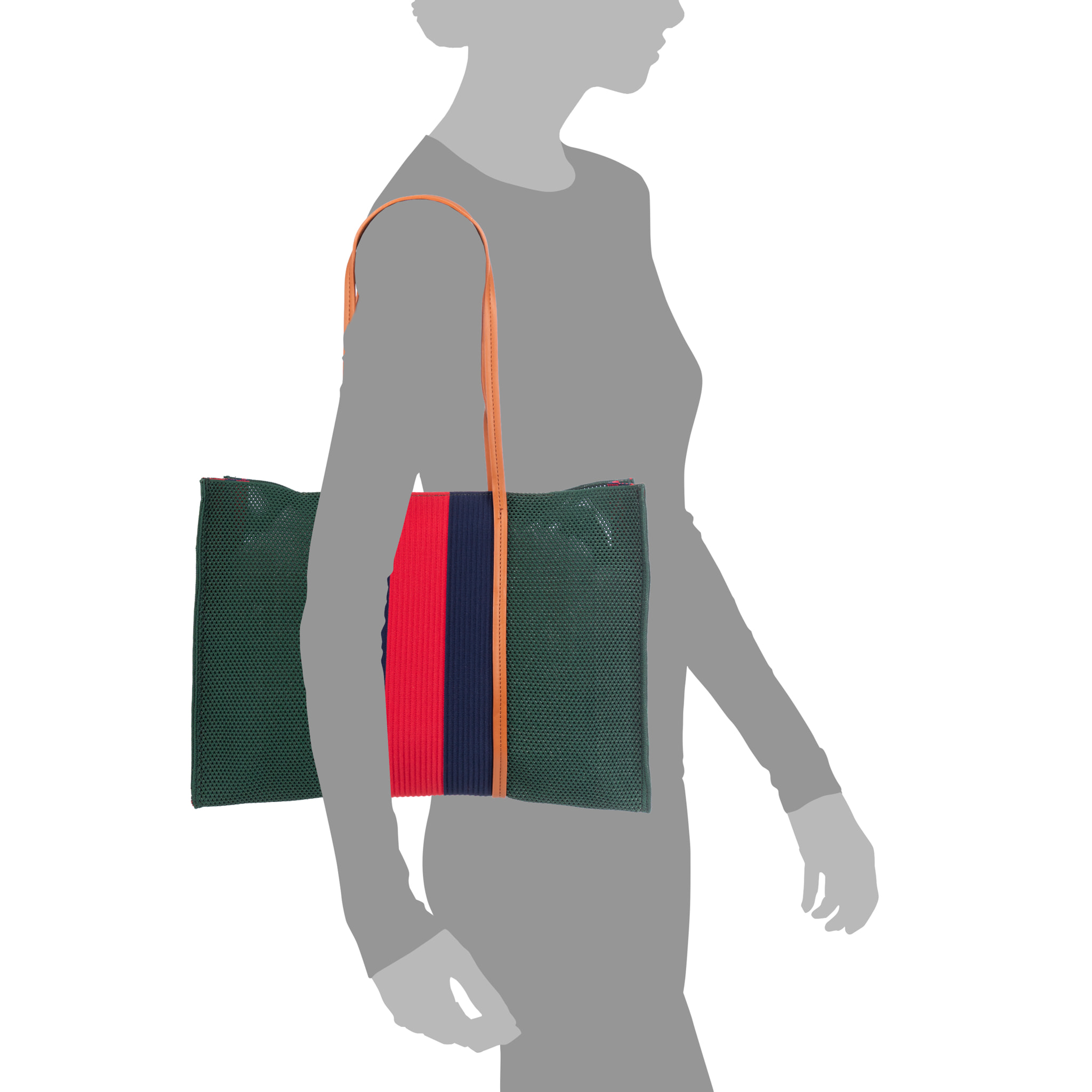 Borbore Bolso shopper Mujer. Fabricado en rafia sintética entrelazada.