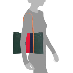 Borbore Bolso shopper Mujer. Fabricado en rafia sintética entrelazada.