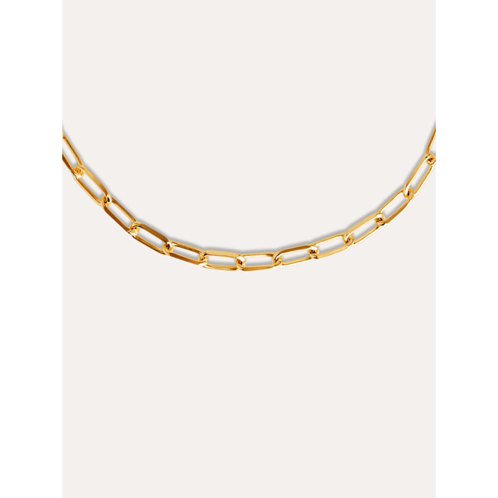 Collar Chic Acero Baño Oro