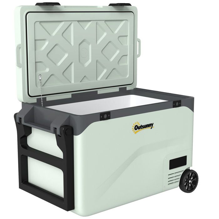 Glacière électrique compression 12V 240V - contrôle application roues - 42,5L - vert