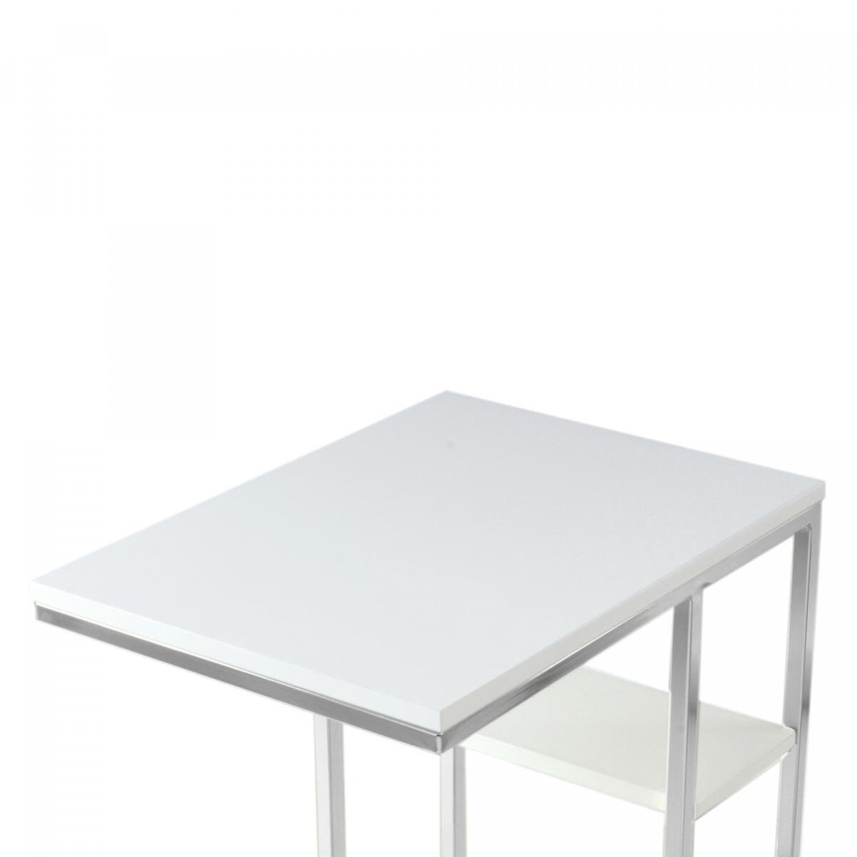 Table basse fait main en acier inoxydable MUVA