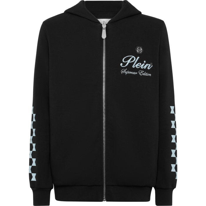 PHILIPP PLEIN Hooded Sweatjacket
